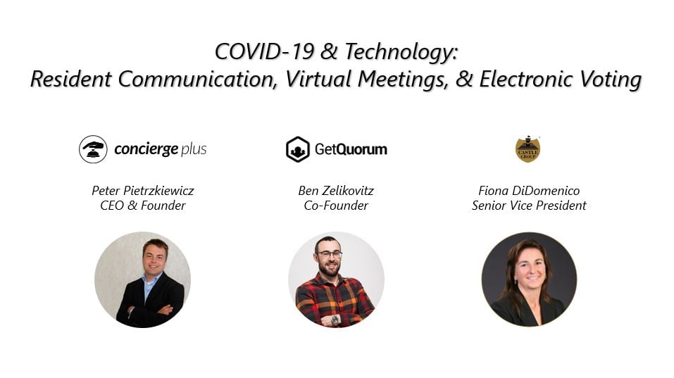 Covid-19 & Technology Webinar
